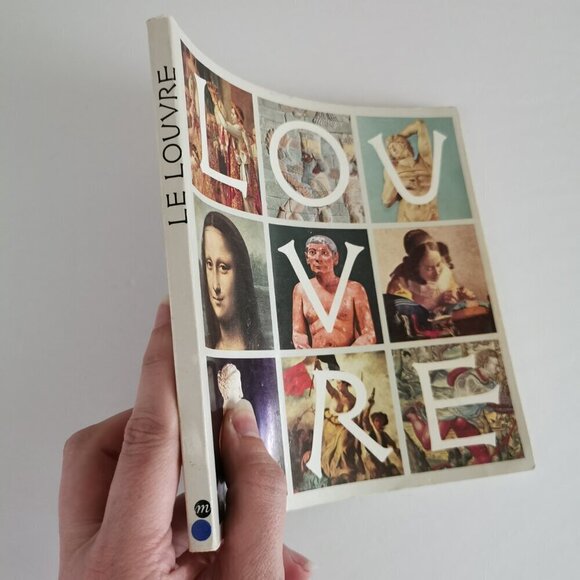 Le Louvre Museum Guide Book FRENCH Vintage 1986 Paris France Art Gallery - Picture 2 of 11